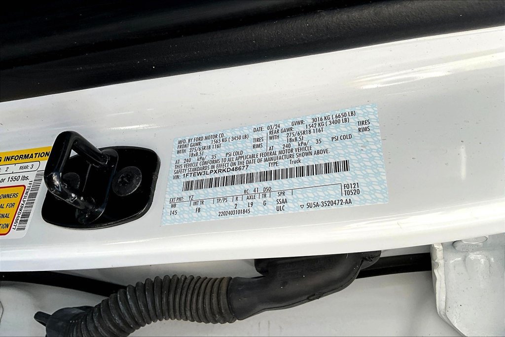Certified 2024 Ford F150 XLT w/ Equipment Group 302A MID AWD/4WD image 24