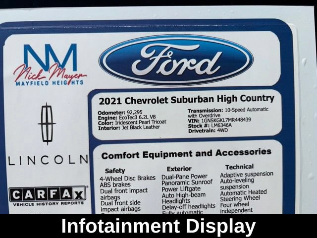 Used 2021 Chevrolet Suburban High Country AWD/4WD image 44