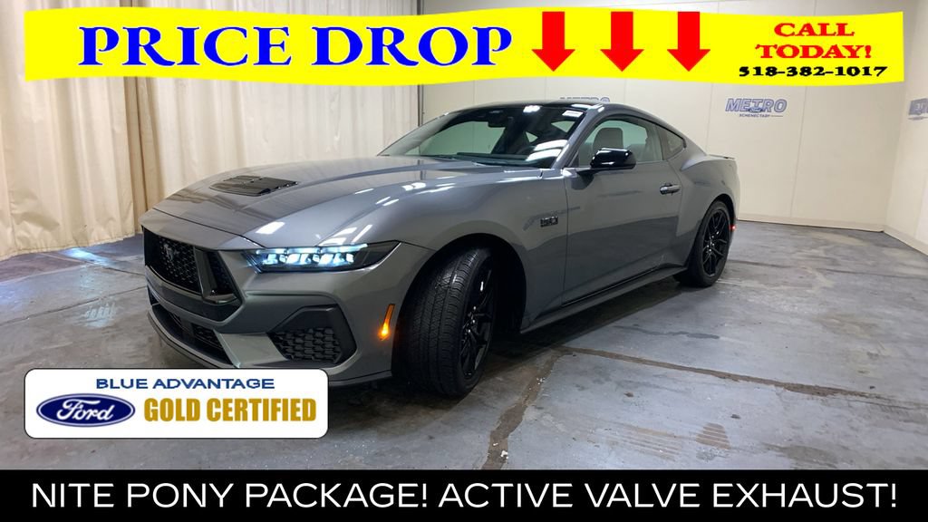 Certified 2025 Ford Mustang GT Premium w/ Mustang Nite Pony Package RWD image 7