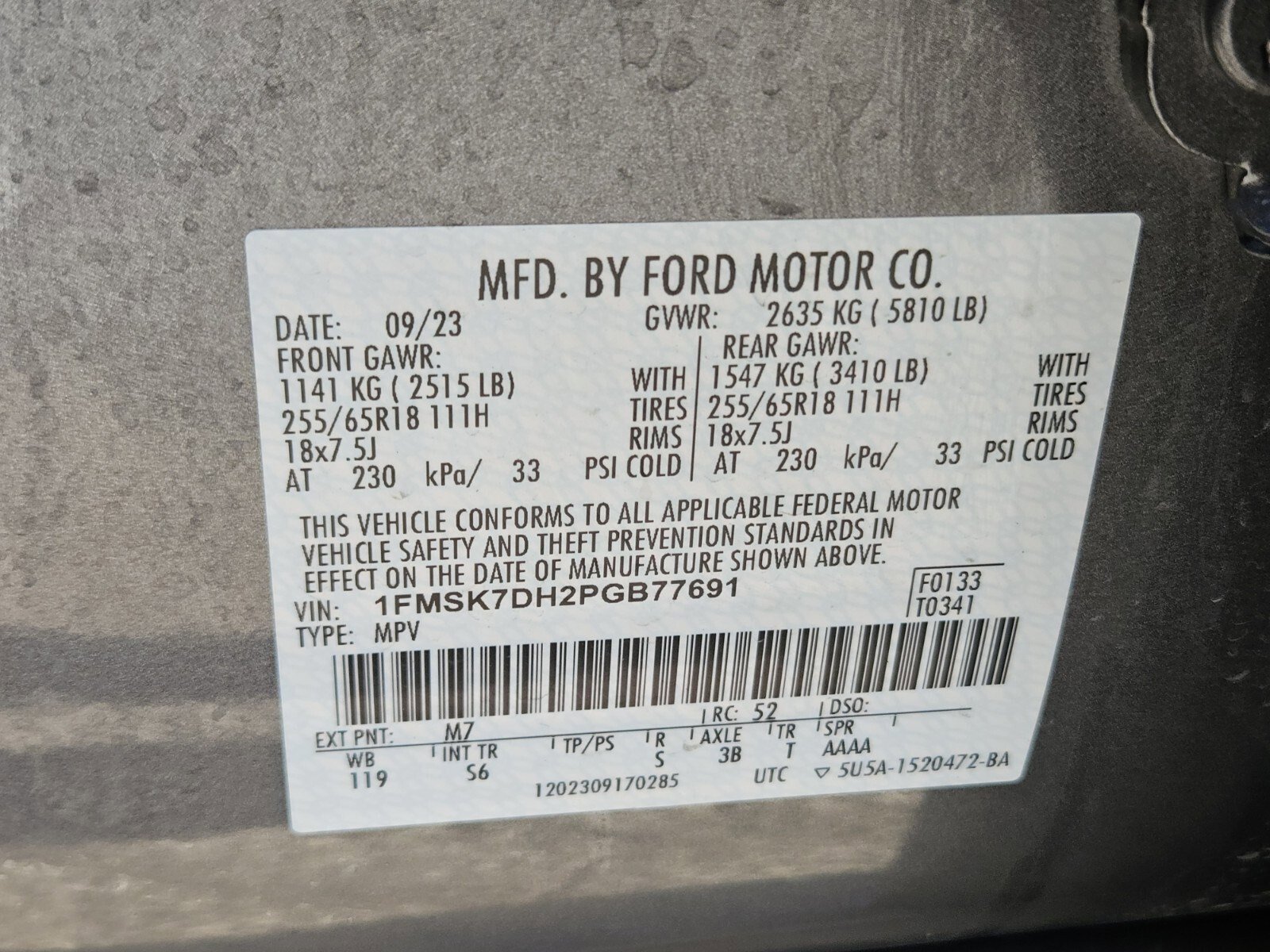 Certified 2023 Ford Explorer XLT w/ Equipment Group 202A image 35