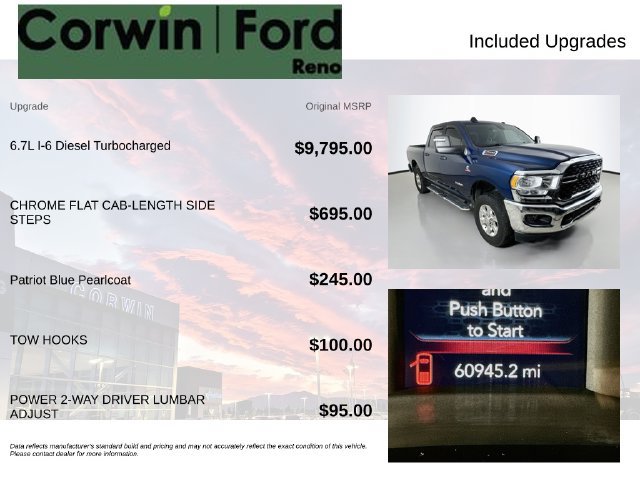 Used 2024 RAM 2500 Big Horn AWD/4WD image 3