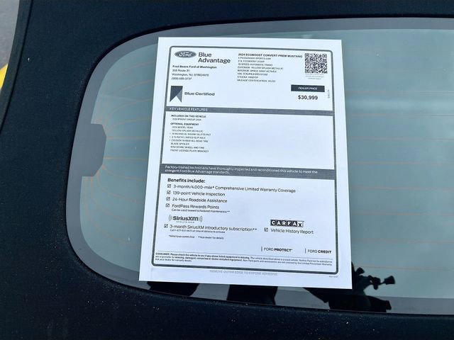 Certified 2024 Ford Mustang Premium RWD image 34