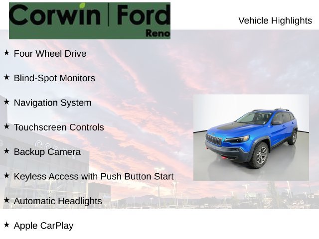 Used 2020 Jeep Cherokee Trailhawk w/ Trailer Tow Group AWD/4WD image 8