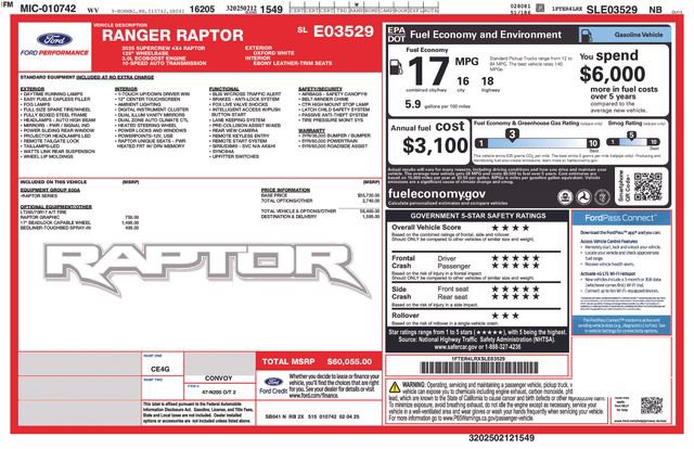 Certified 2025 Ford Ranger Raptor AWD/4WD image 5