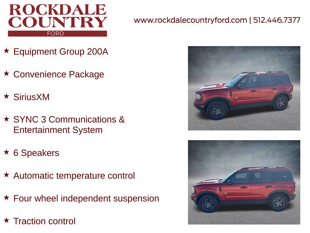 Certified 2023 Ford Bronco Sport Big Bend w/ Convenience Package AWD/4WD image 8