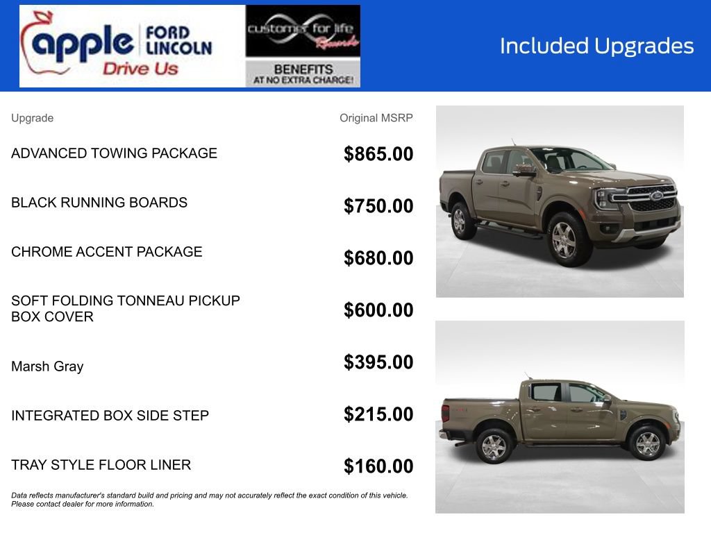 Certified 2025 Ford Ranger Lariat w/ Advanced Towing Package AWD/4WD image 4