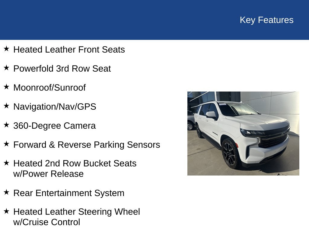 Used 2022 Chevrolet Suburban RST w/ Luxury Package AWD/4WD image 33
