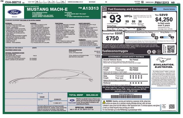 Certified 2023 Ford Mustang Mach-E Premium AWD/4WD image 39