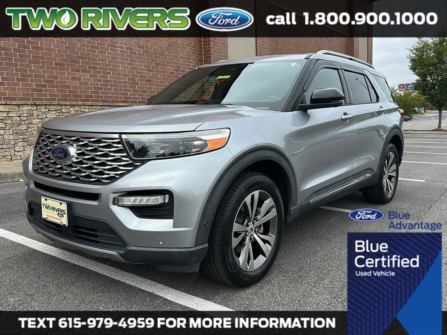 Certified 2020 Ford Explorer Platinum w/ Premium Technology Package