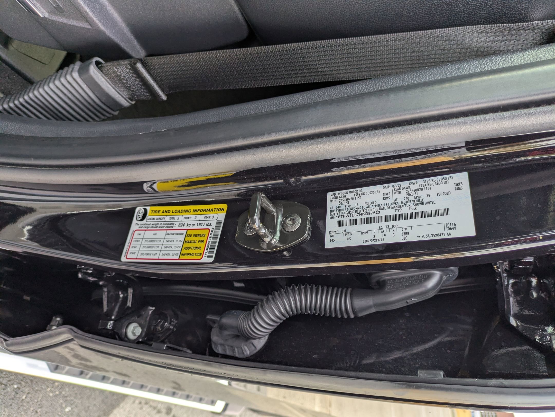 Certified 2022 Ford F150 Lariat w/ Equipment Group 502A High image 47