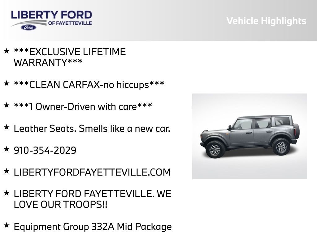 Certified 2025 Ford Bronco Badlands AWD/4WD image 5