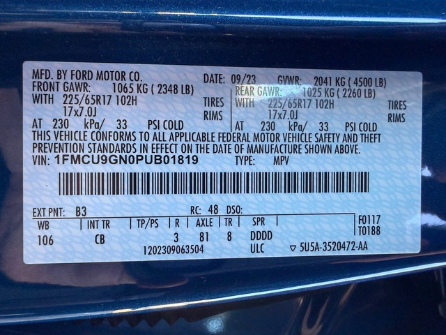 Certified 2023 Ford Escape Active AWD/4WD image 22