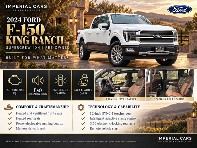 Certified 2024 Ford F150 King Ranch AWD/4WD image 27