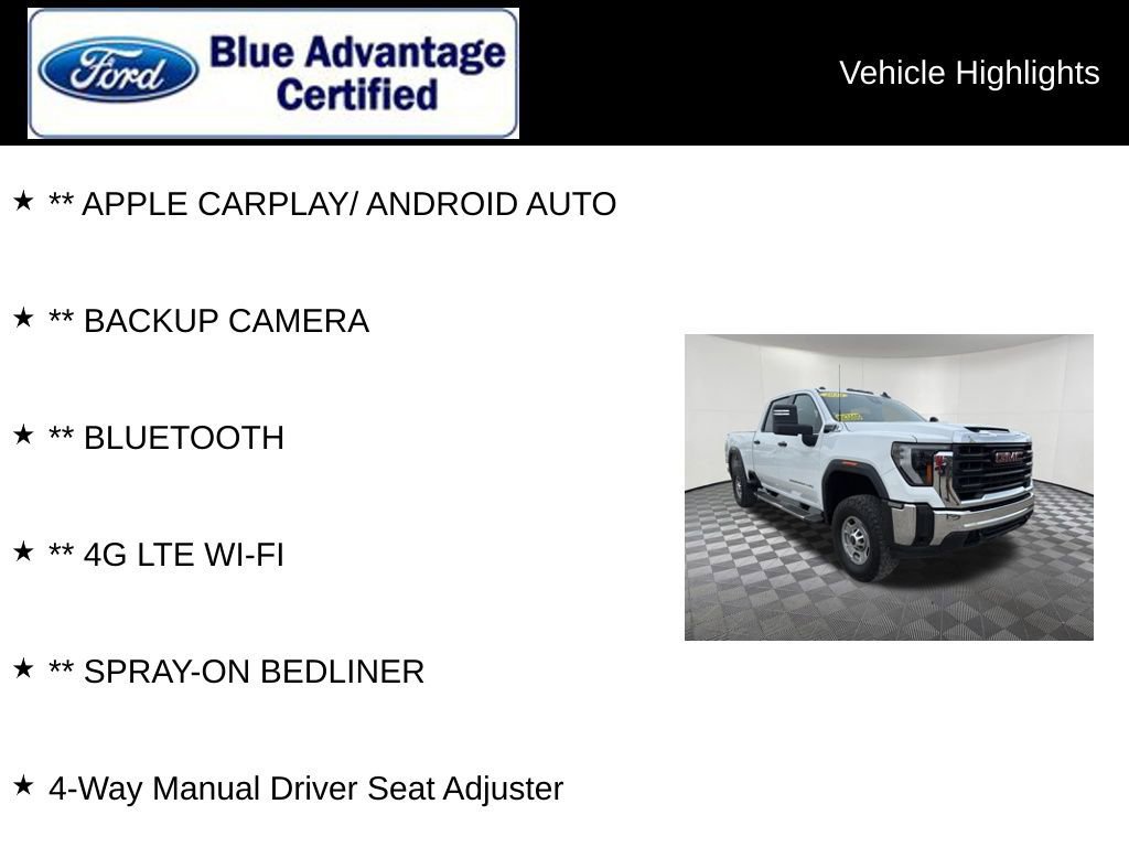 Used 2024 GMC Sierra 2500 Pro w/ Convenience Package image 9