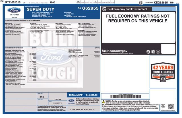 Certified 2019 Ford F350 XL w/ XL Value Package AWD/4WD image 11