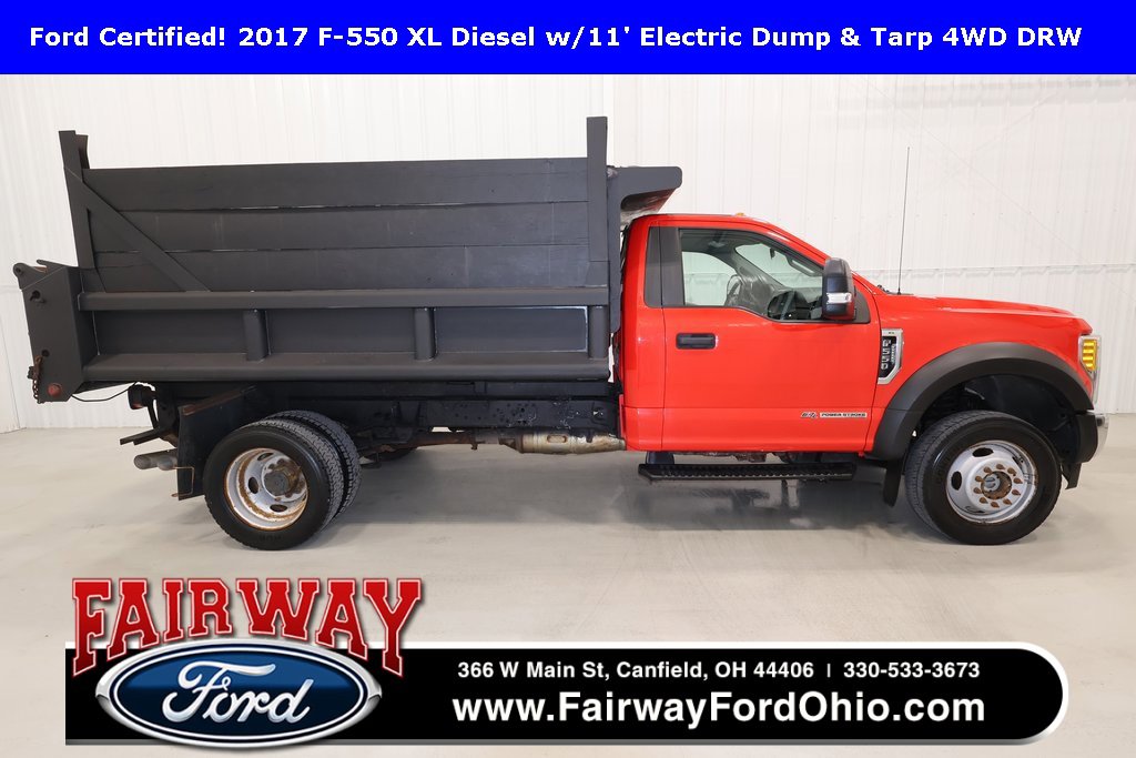 Certified 2017 Ford F550 4x4 Regular Cab Super Duty