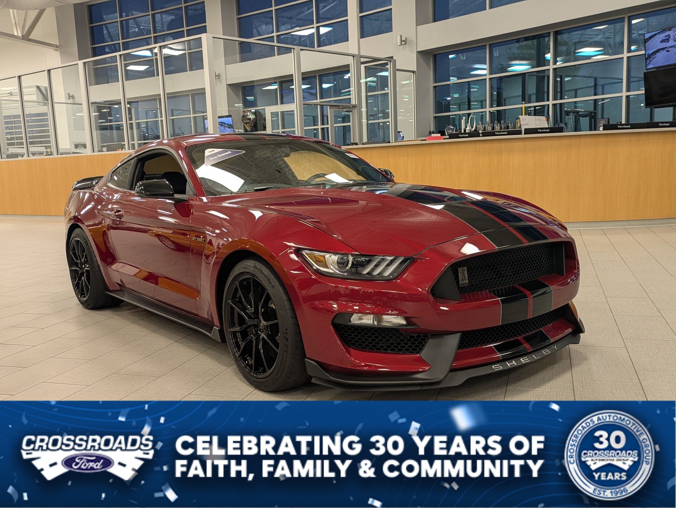 Certified 2019 Ford Mustang Shelby GT350 w/ Technology Package RWD image 1