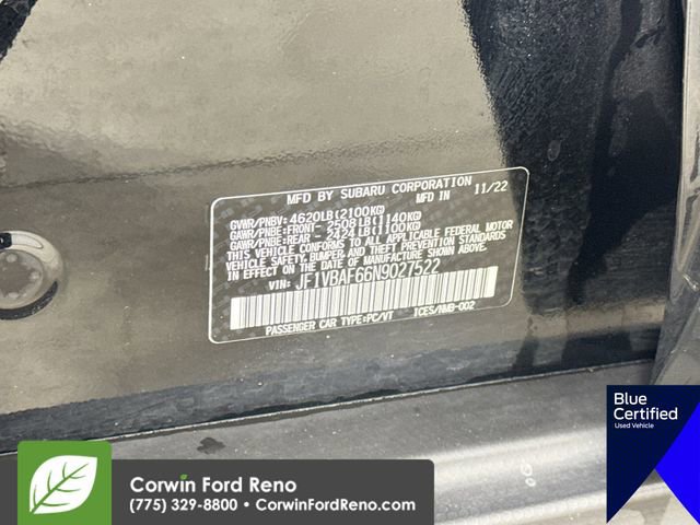 Used 2022 Subaru WRX Premium image 36