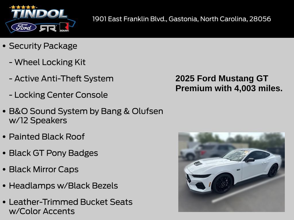 Certified 2025 Ford Mustang GT Premium RWD image 17