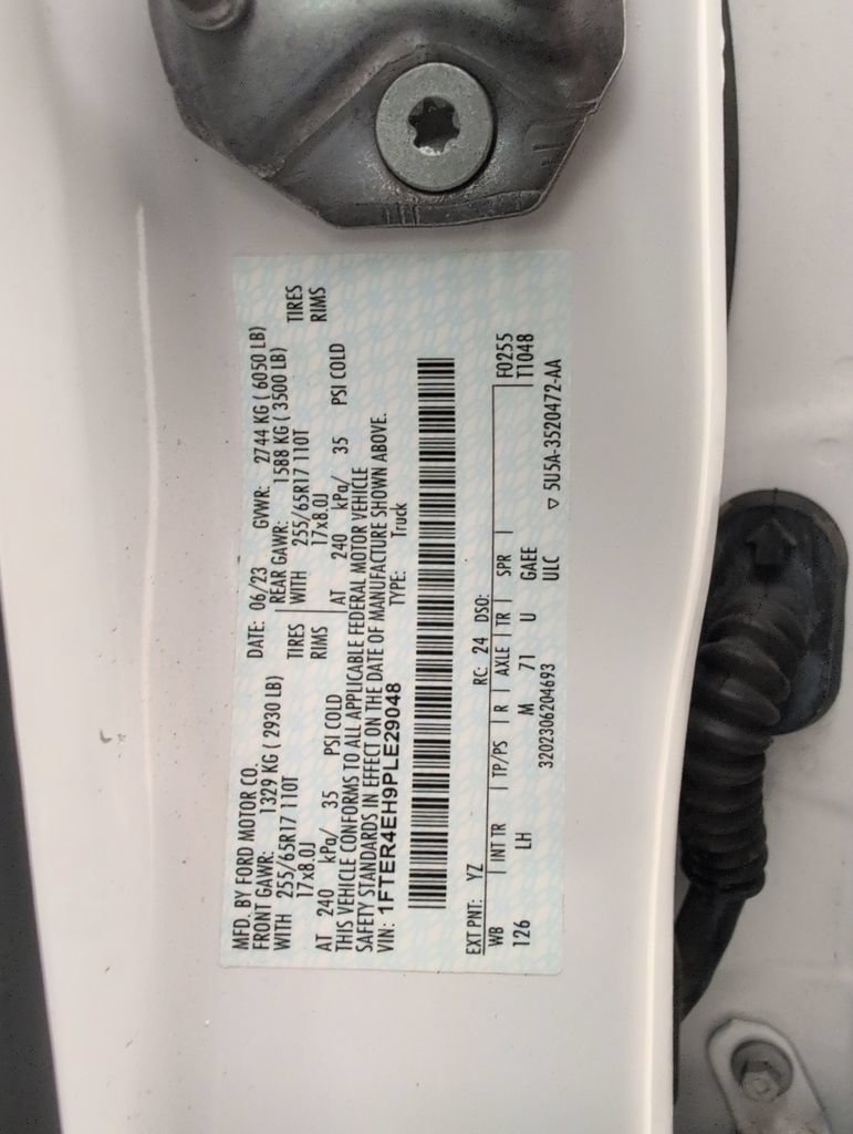 Certified 2023 Ford Ranger XL w/ Equipment Group 101A High RWD image 40