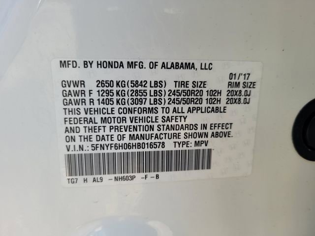 Used 2017 Honda Pilot Elite image 19