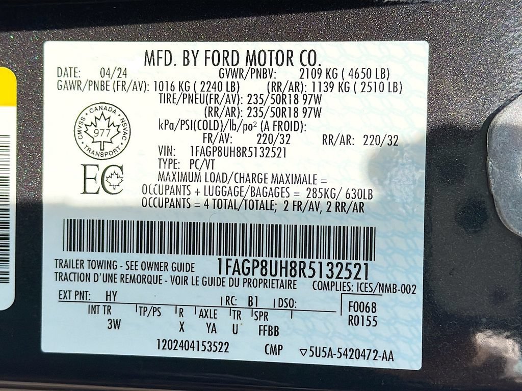 Certified 2024 Ford Mustang Premium RWD image 32