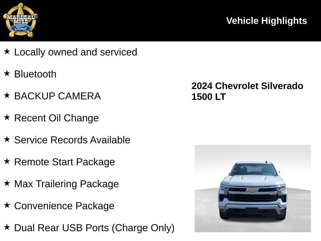 Used 2024 Chevrolet Silverado 1500 LT w/ Max Trailering Package AWD/4WD image 2