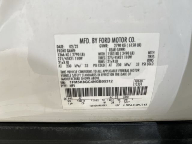 Certified 2022 Ford Explorer ST w/ Equipment Group 401A AWD/4WD image 31