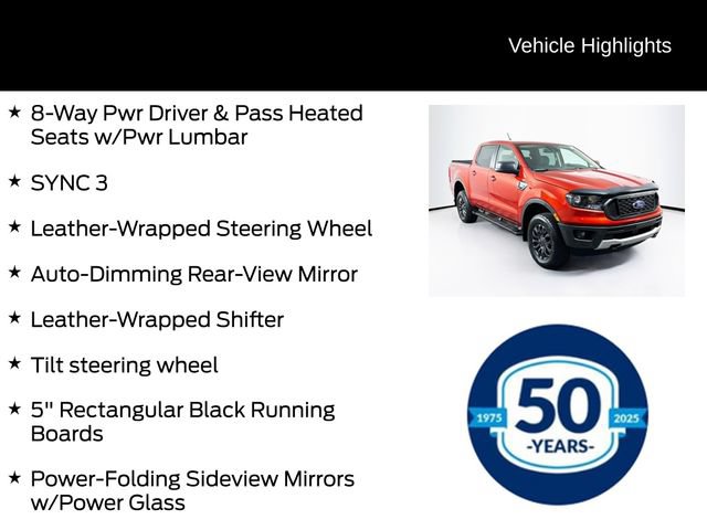 Certified 2019 Ford Ranger XLT w/ Equipment Group 302A Luxury AWD/4WD image 16