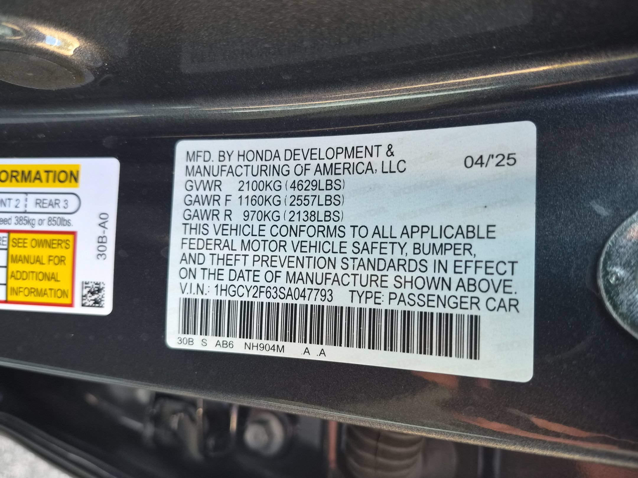Used 2025 Honda Accord EX-L image 38