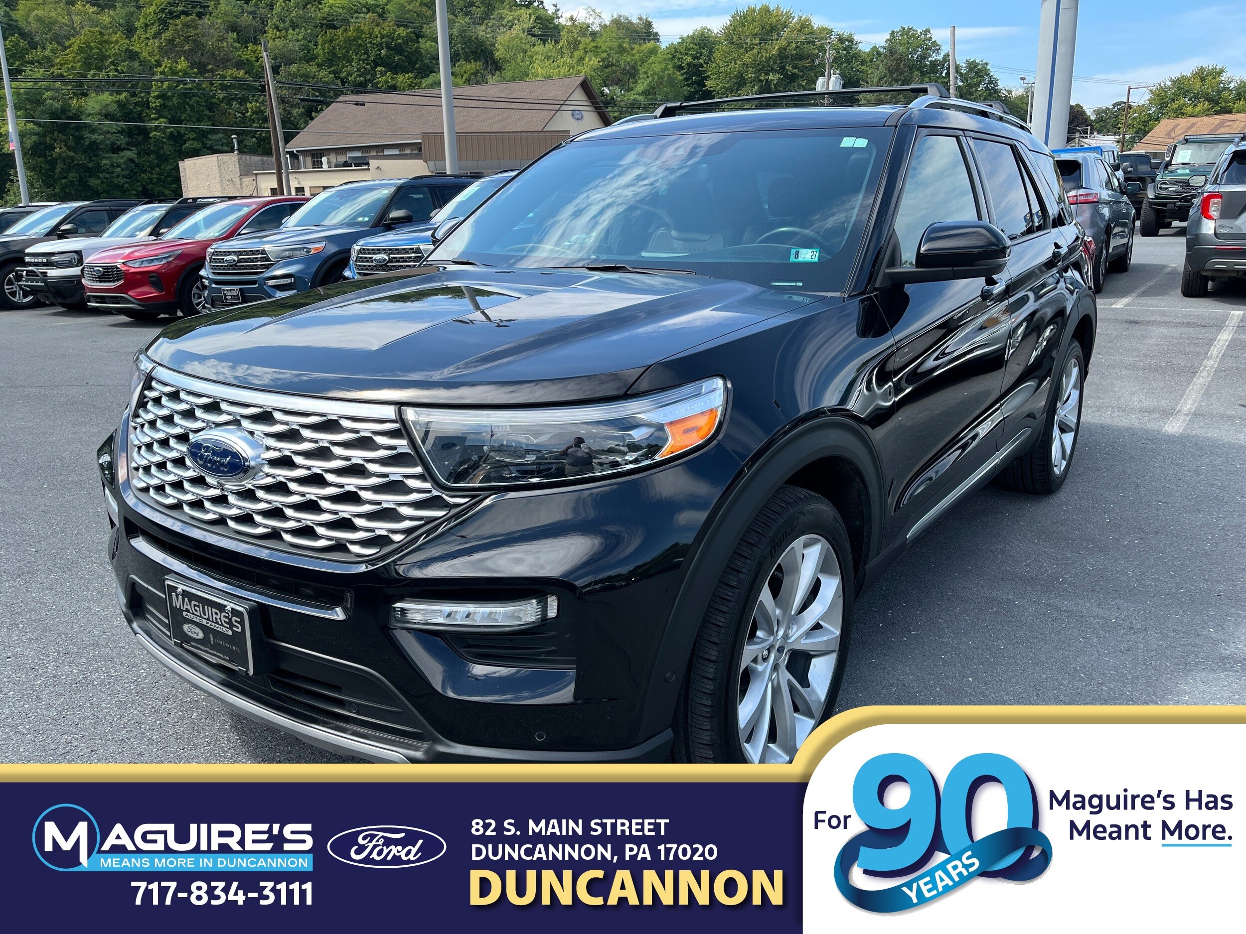Certified 2021 Ford Explorer Platinum w/ Equipment Group 601A