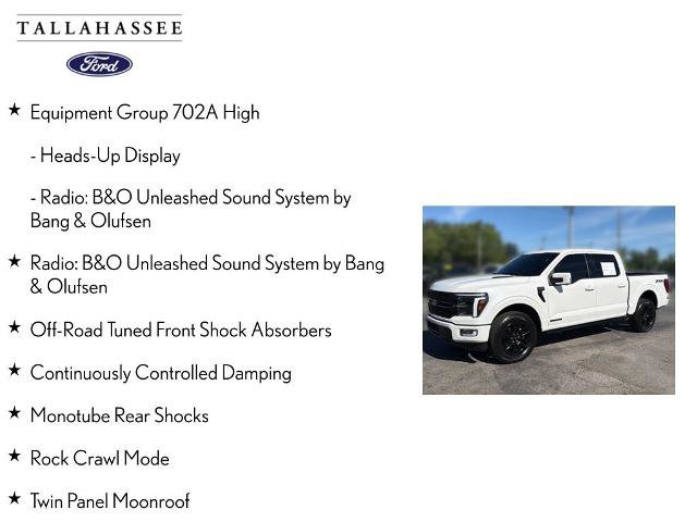 Certified 2024 Ford F150 Platinum w/ Equipment Group 702A High AWD/4WD image 15