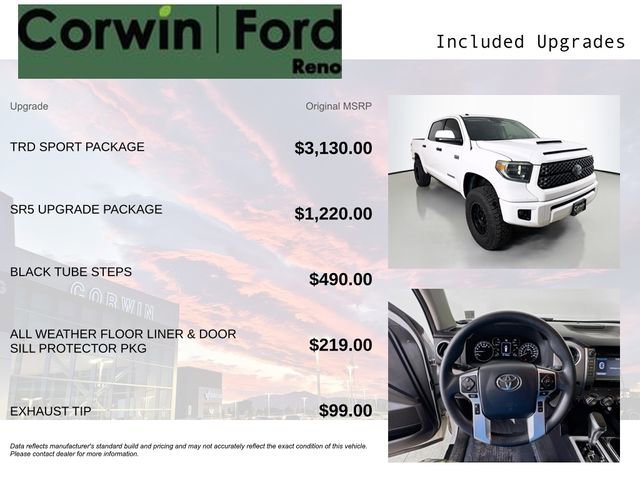 Used 2018 Toyota Tundra SR5 w/ TRD Sport Package image 10