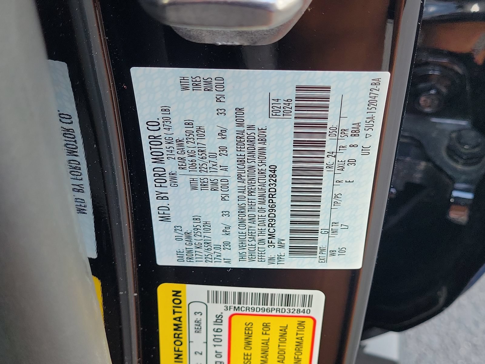 Certified 2023 Ford Bronco Sport Badlands AWD/4WD image 30