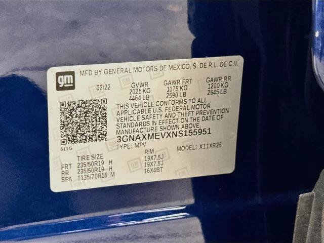 Used 2022 Chevrolet Equinox RS w/ RS Leather Package FWD image 23