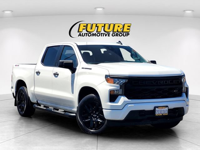 Used 2023 Chevrolet Silverado 1500 Custom w/ LPO, Dark Essentials Package AWD/4WD video 1