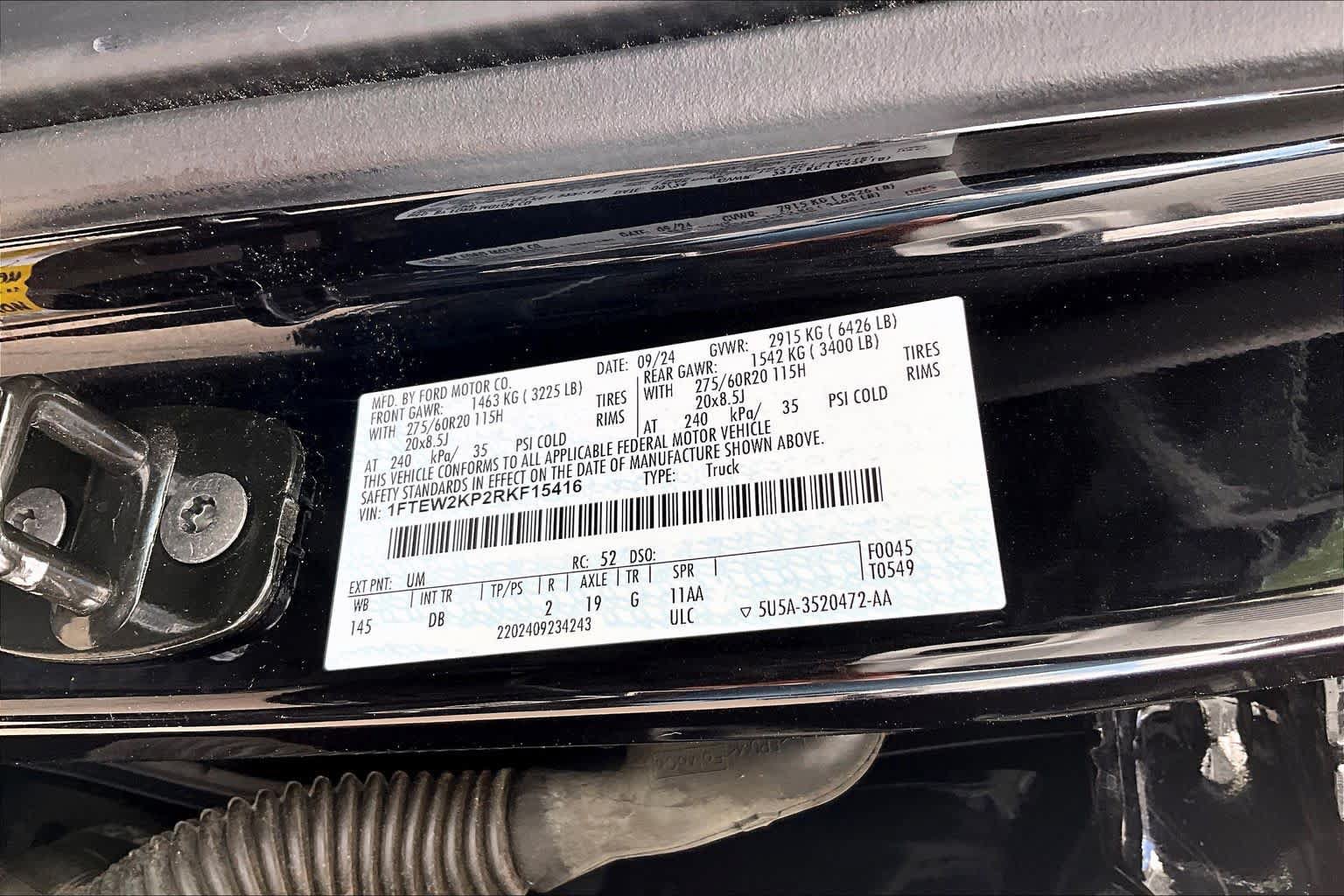 Certified 2024 Ford F150 STX w/ STX Black Appearance Package RWD image 30