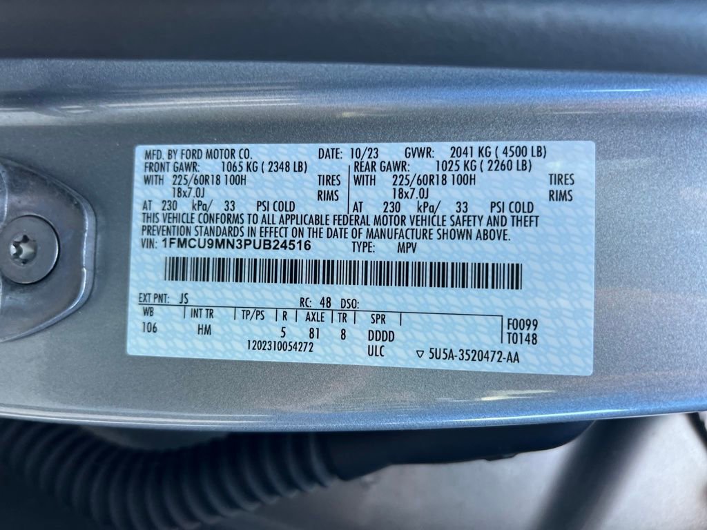 Certified 2023 Ford Escape ST-Line w/ Tech Pack #1 image 31