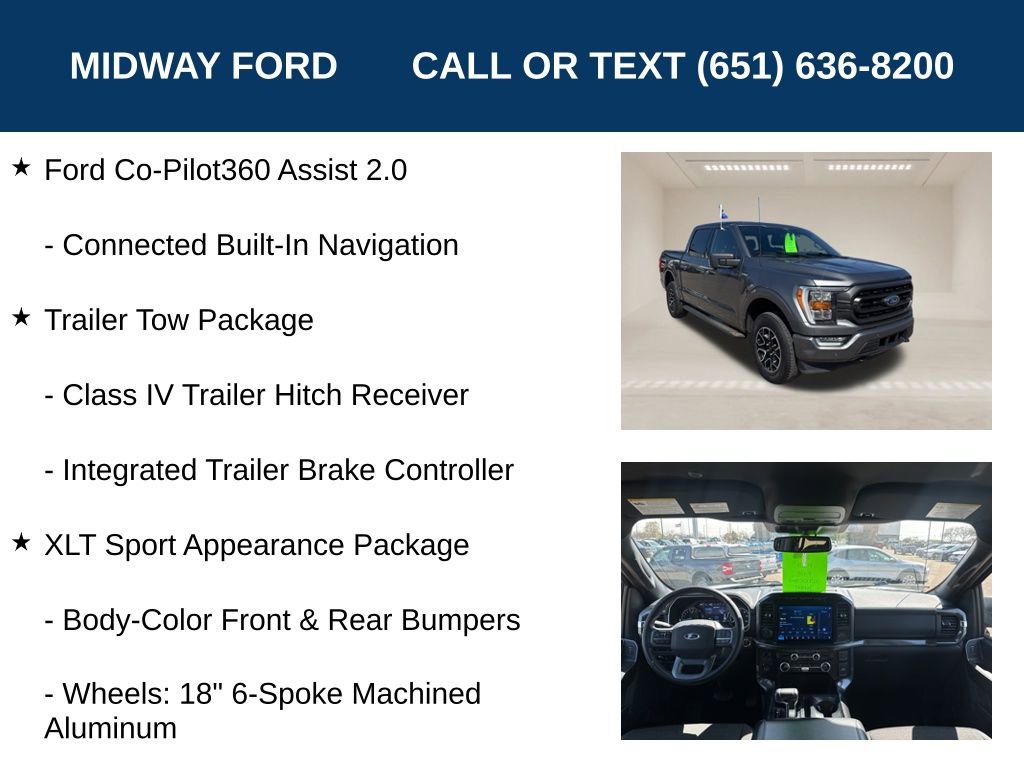 Certified 2023 Ford F150 XLT w/ Equipment Group 302A High AWD/4WD image 24