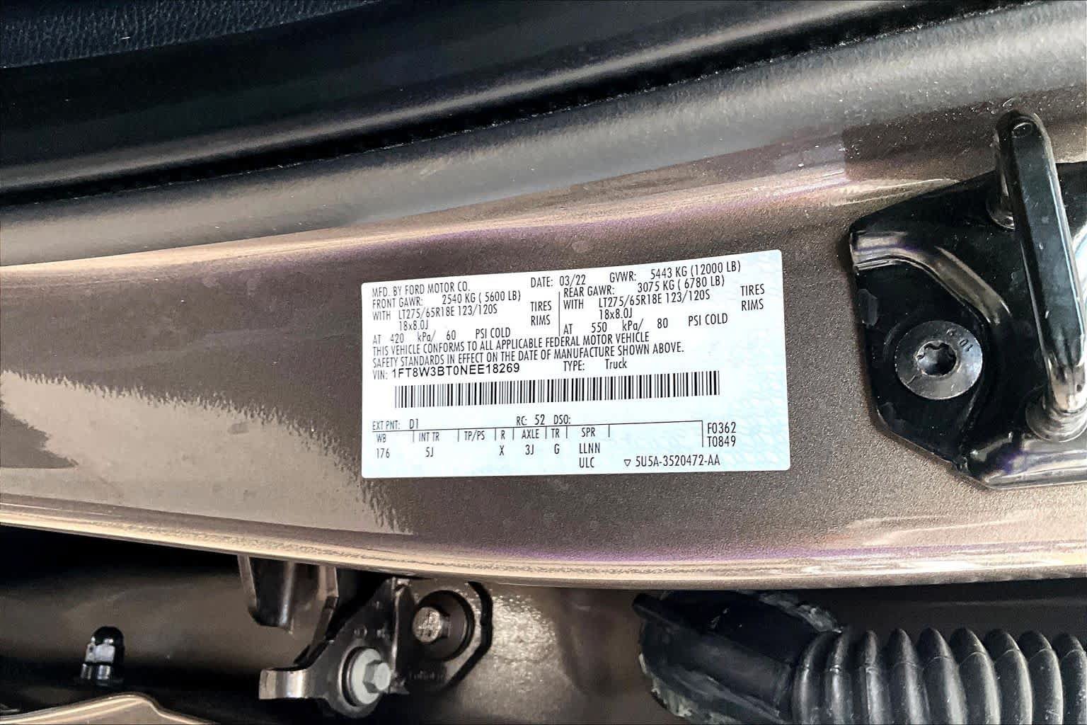 Certified 2022 Ford F350 Lariat AWD/4WD image 34