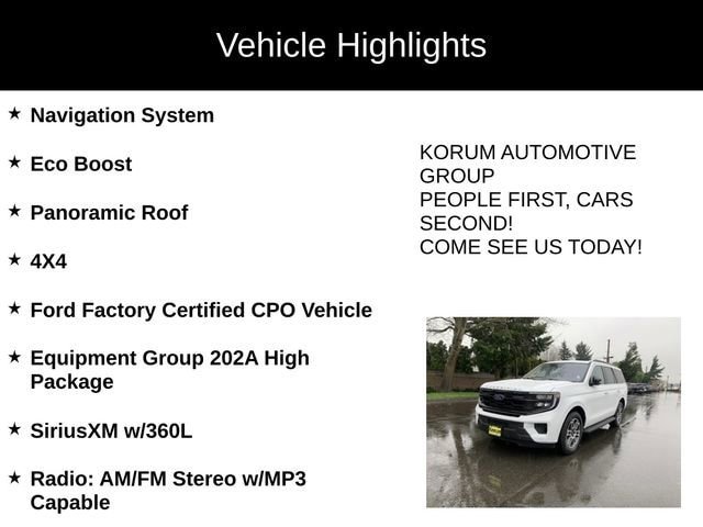 Certified 2025 Ford Expedition Active AWD/4WD image 4