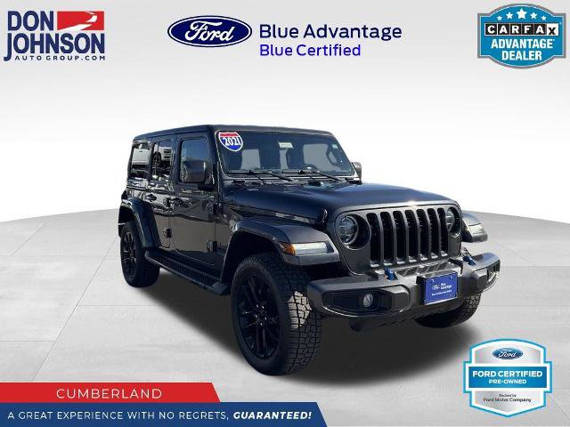 Used 2021 Jeep Wrangler Unlimited Sahara AWD/4WD image 1