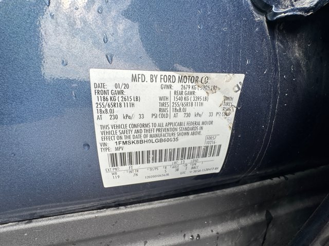 Certified 2020 Ford Explorer 4WD image 29
