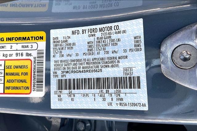 Certified 2025 Ford Bronco Sport Heritage w/ Convenience Package AWD/4WD image 31