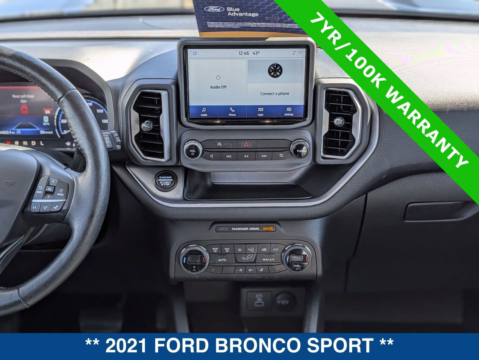 Certified 2021 Ford Bronco Sport Outer Banks w/ Outer Banks Package (96D) AWD/4WD image 18