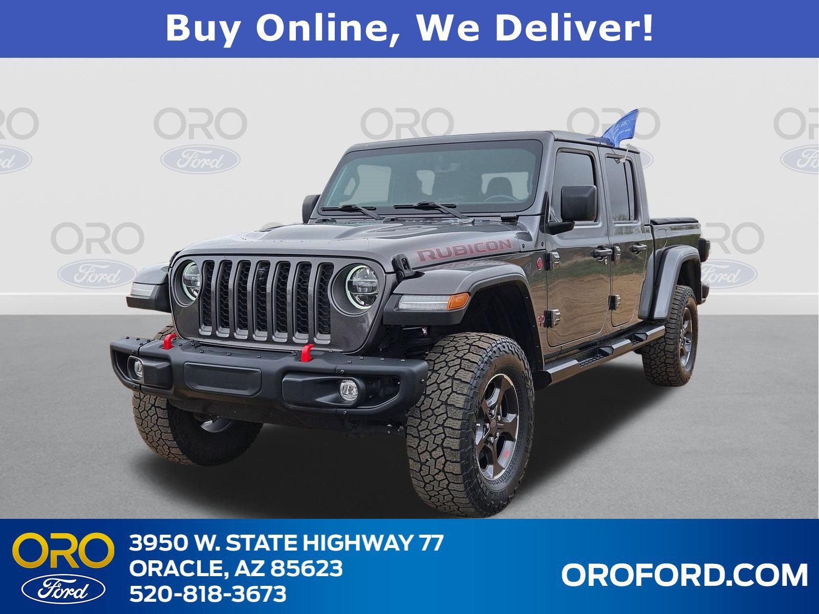 Used 2022 Jeep Gladiator Rubicon w/ LED Lighting Group image 1