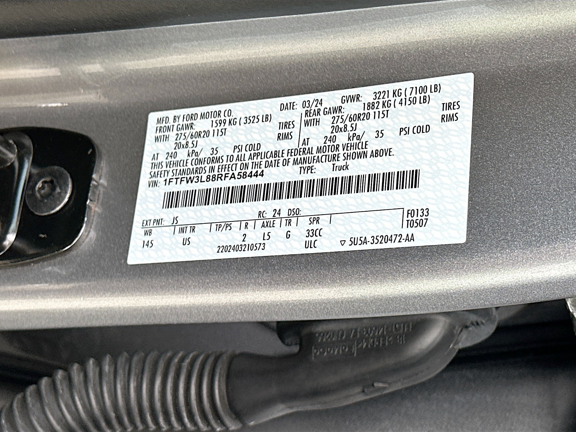 Certified 2024 Ford F150 XLT w/ Equipment Group 302A MID AWD/4WD image 31