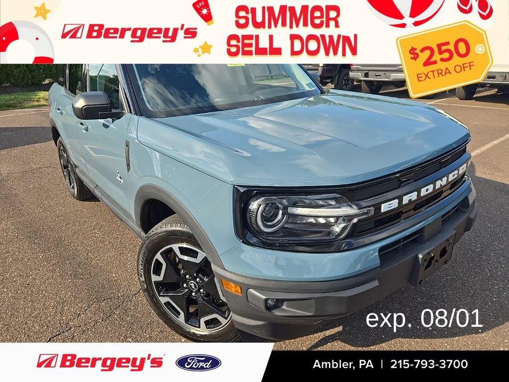 Certified 2023 Ford Bronco Sport Outer Banks w/ Tech Package