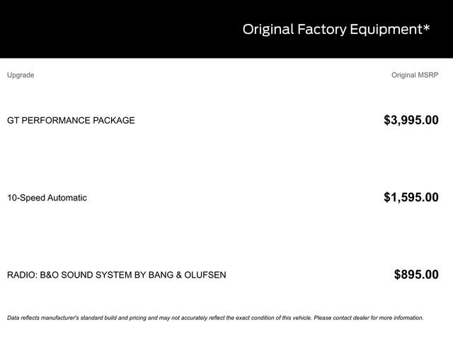 Certified 2019 Ford Mustang GT Premium w/ GT Performance Package image 21