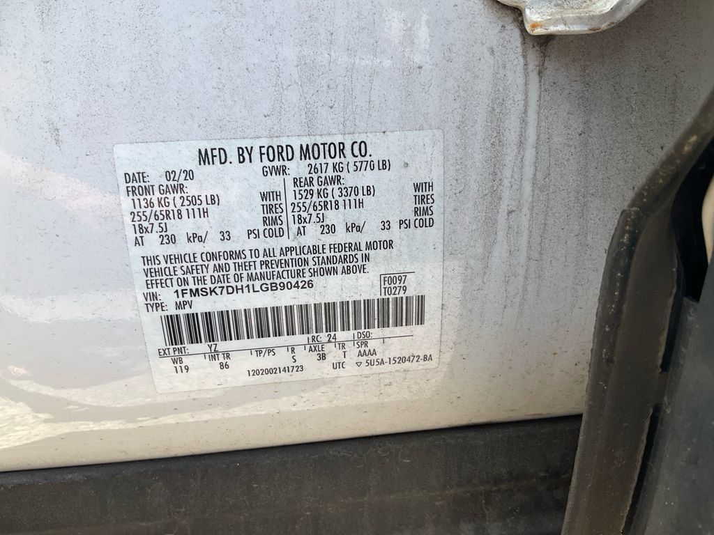 Certified 2020 Ford Explorer XLT RWD image 18